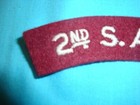 Ww2 Era British Army 2nd S a s  Patch Tab Special Air Service For Uniform