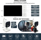 Wireless Baby Car Camera With 5-inch Hd 1080p Ips  Usb-powered 360   Rotating    