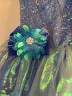 Girls Ballet Dance Sequin Leotard Tutu Outfit Size Child Small 5 6 Y