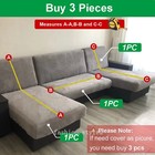 Velvet Sofa Cover Thick Elastic Cover 1 2 3 4 Seater L Shaped Corner Sofa Cover
