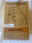 Baby Bathtub collapsible Bathtub For Newborn To Toddler  Portable  Thermometer