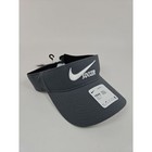 Nike Dri-fit Swoosh Soccer Visor Adjustable Flint Grey One Size New