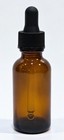 25 Pack 1 Oz Amber Glass Boston Round Bottles Glass Droppers 30 Ml