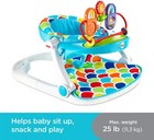 Fisher-price Deluxe Sit-me-up Floor Seat With Toy Tray Happy Heals Colors