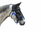 Derby Premium Reflective Mesh Horse Fly Bonnet With Fringe And Soft Mesh Ears