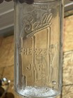 Set 12 Vintage Antique Glass Ball Freezer Jar Canning Fruit Jar W  Lid Caps  13f