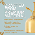Brass Plant Mister  Fine Mist Spray Bottle For Indoor Tropical Houseplants