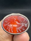 Silver Wonderful Ring Sassanian Ancient Agate Stone Unique
