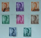 Hong Kong  1952 Qe Ii Scott 203-217 Used  15   Cv  43 50  Wmk Not Checked  a7808