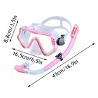 Face Snorkel Scuba Set Mask Tube Anti-fog Full Diving Swimming Adults    
