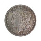 Lot Of 7 - Morgan Dollars 1885 Cc - Uncirculated Mixed Dates Au bu Coins New