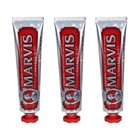 3x 85ml Marvis Toothpaste  Whitening Smoke Cinnamon Classic Strong Mint
