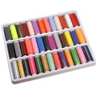39pcs Diy Assorted Color Polyester Sewing Thread Spools Stitching Art Embroidery