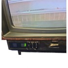 Zenith Space Command 13  Crt Tv Woodgrain Retro Vintage Gaming G1314w 