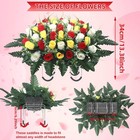 Cemetery Flowers For Graveheadstone Flower Saddleflowers For Cemetery Grave De
