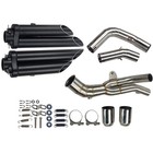 For Yamaha Yzf R1 2009 -2014 Yzfr1 Yzf-r1 Exhaust Front Mid Pipe Muffler Tips Us