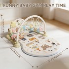 Baby Play Gym Mat - Funny Play Piano Activity Playmat With 5 Infant Learning    