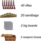 New 104pcs Minifigure Ww2 Model Us Soldier Army Figures Building Blocks Set