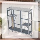 Pawhut Catio Outdoor  Cat Window Catio For 2-3 Cats  For Playing Sunbathing
