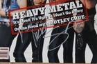 Motley Crue Nikki Sixx Autographed Signed 1987 Rolling Stone Magazine Girls Era