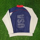 Adidas Usa Soccer Track Jacket Xl 25x28 World-cup Baggy Blue