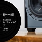 Isoblock Silicone Isolation Feet     Non-adhesive Vibration Dampeners For Enhanced