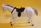Vintage Lone Ranger Horse Silver Figure Gabriel Marx Johnny West Tack Tonto