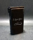 Vertigo Double Agent Cigar Lighter   Custom Engraved   Single Torch   Soft Flame