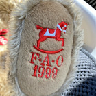 Vtg 1999 Fao Schwarz 24  Large Special Edition Holiday Plush Jointed Teddy Bear