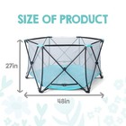 Portable Baby Playpen Indoor Outdoor Lightweight Foldable Play Yard Safe Mesh Us