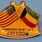 1991 Desert Storm Kuwait Freedom Iraq War Pin