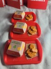 Lot Of 3 Lil Mcdonald s Happy Meal Toy Lil 4pc Chicken Mcnuggets With Box