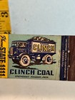 Clinch Coal Company Coal Truck  lets Be Warm Friends  Billboard Matchbook