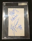 Weezer Signed Cut Autograph Rivers Cuomo mikey Welsh pat Wilson Beckett Bas