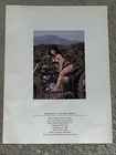 Vintage In The Wind Giant Pinup Poster Nude Biker Girl 21x15 25   