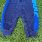 Vtg Nike Romper One Piece Suit Infant Size 3m Zip Hooded Spellout Streetwear