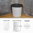 Trash Bags  3 Gallon  300 Count  Black  For Bathroom  Office  Industrial  Com   