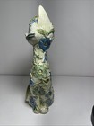 1960s Boho Vintage Inarco Kitty Cat Figurine Retrohippie Kitty Flowers E-3856