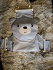 Infant Blue white Teddy Newborn Toddler Tub Sling Baby Bath Seat Shower Bathing