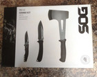 Sog Professional 4 0 Axe Folding Knife Fixed Blade Knife 2 Sheath Camping Hiking