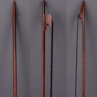 Master Old German Baroque Style Snakewood Violin 4 4 Bow Black Hair Stiff Fast