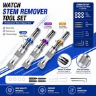 7 Pin Tubular Lock Pick Repair Maintenance Tool Set Puller Kit Locksmith Pro