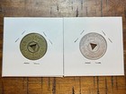      Lot Of 2 Vintage Louisiana Sales Tax Tokens 1936-1941-we Combine Shipping 