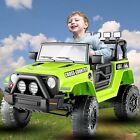 12v Ride On Car Truck Battery Powered Electric Cars For Kids W remote Led Lights