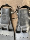 Scubapro Jet Fins With Spring Straps Black Scuba Diving Flippers Size Medium Usa