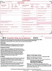 2025 Irs Tax Form W-2 -4 Employees Laser And 1 W-3 - With Envelopes