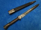 Rare Original German Imperial M1884 98 Bayonet And Scabbard Maker Wkc Solingen