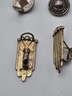 8 Pairs Vintage Artisan   Signed Sterling Silver Earrings
