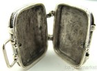 Miniature Sterling Silver Suitcase Pill Box  232