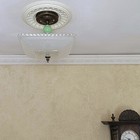 659c Antique Hobnail Vintage Ceiling Light Fixture Lamp Glass Shade Jadeite Stm